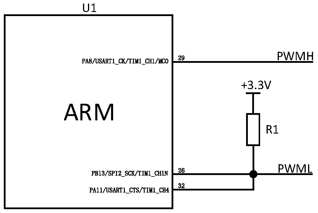 Pulse width modulation waveform output method, charging/discharging controller and storage medium