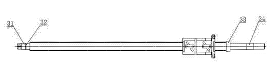 Ball screw driving structure for numerically-controlled machine tool