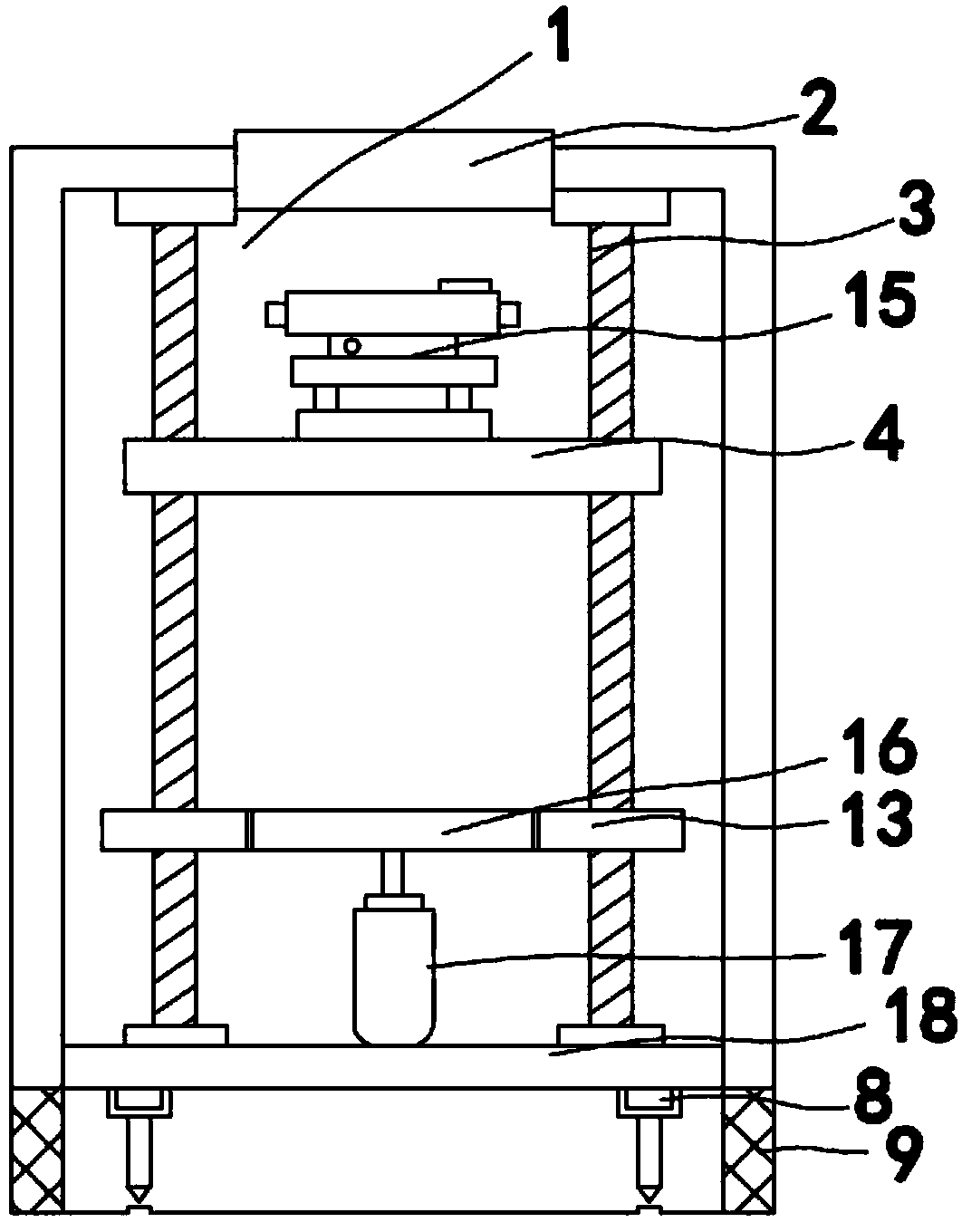 Device for measuring instrument in civil engineering