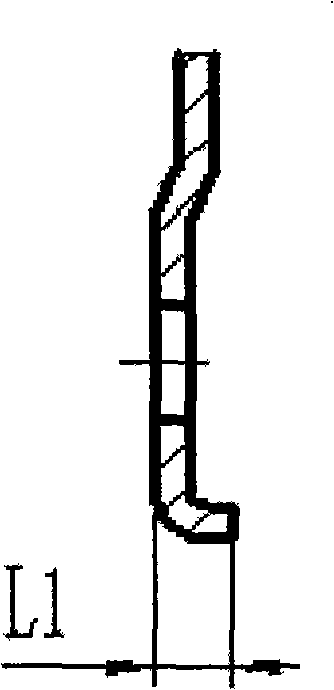 Method for stiffening the structure strength of clutch driven disk vibration reduction disk and making reasonable distribution of the strength