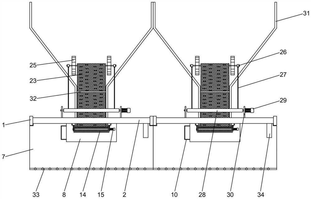 Floating object salvaging device for water conservancy treatment of Yellow River