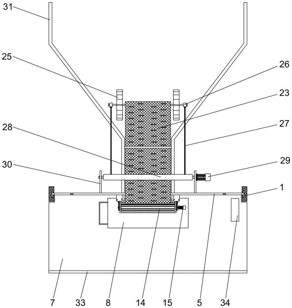 Floating object salvaging device for water conservancy treatment of Yellow River