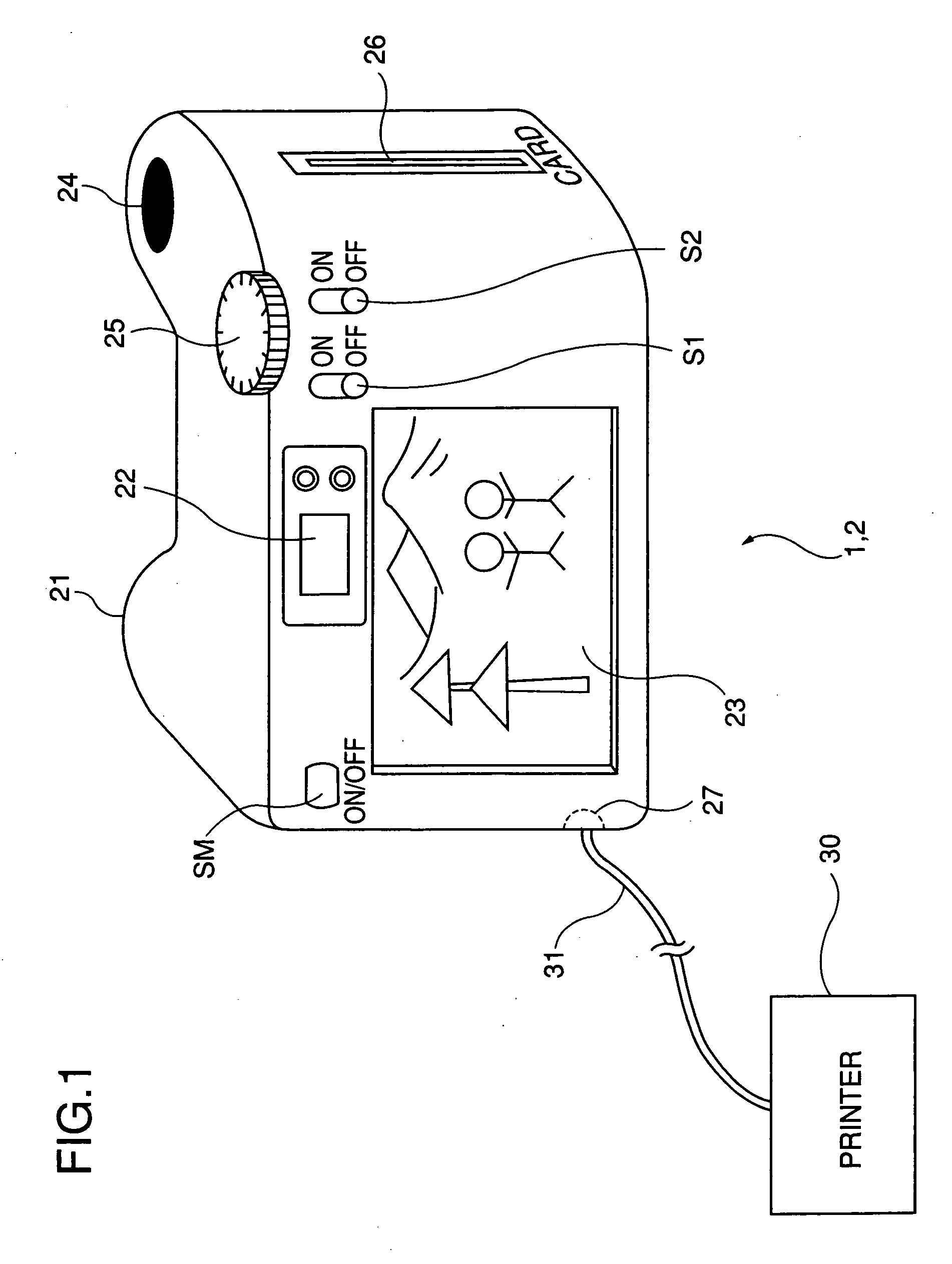 Digital camera with automatic operating mode selection