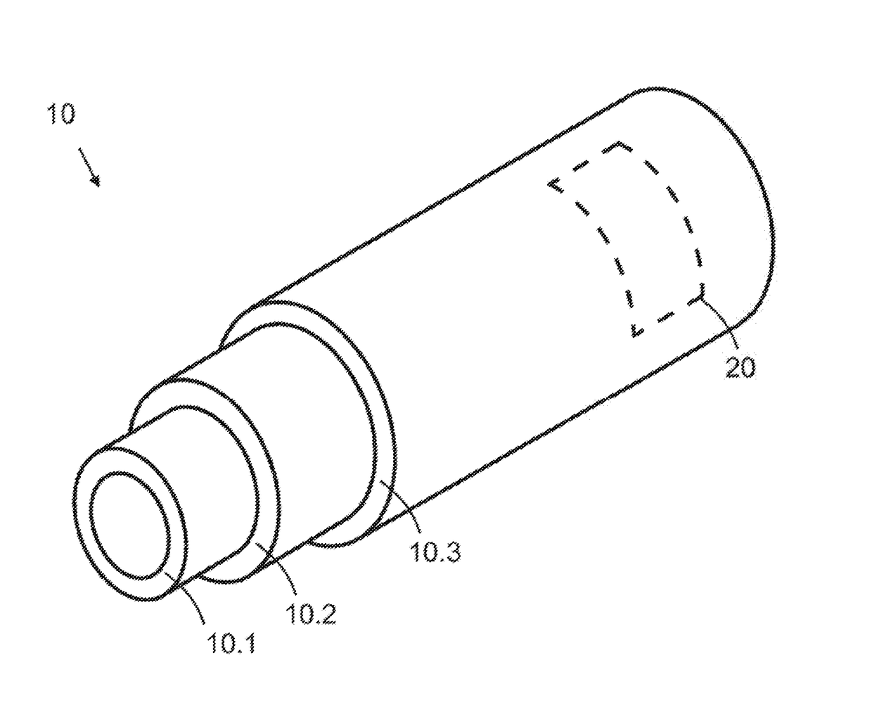 Base body for receiving a print image structure