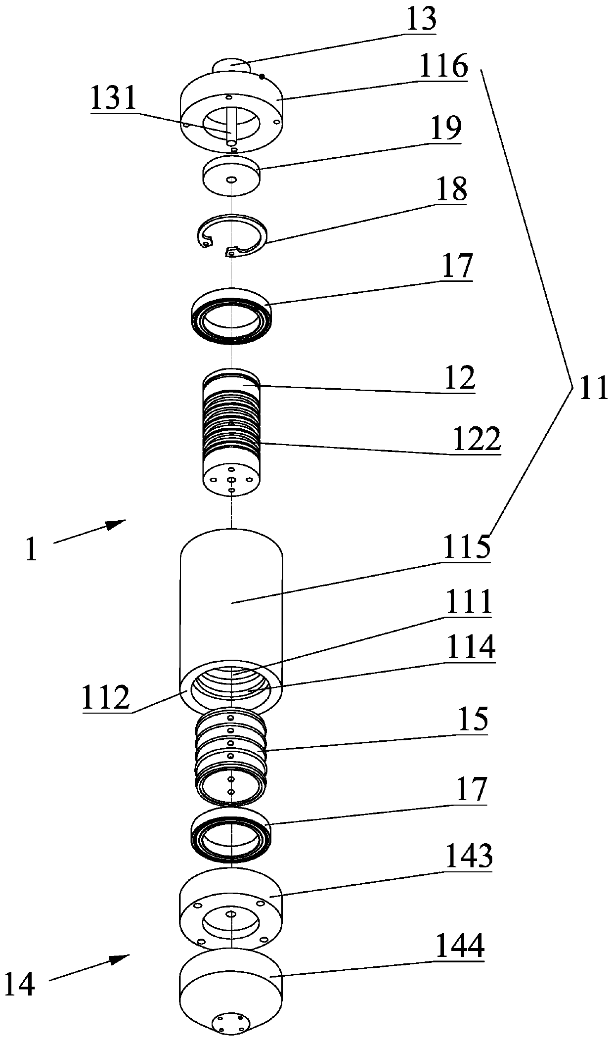A multi-nozzle nozzle droplet spraying device