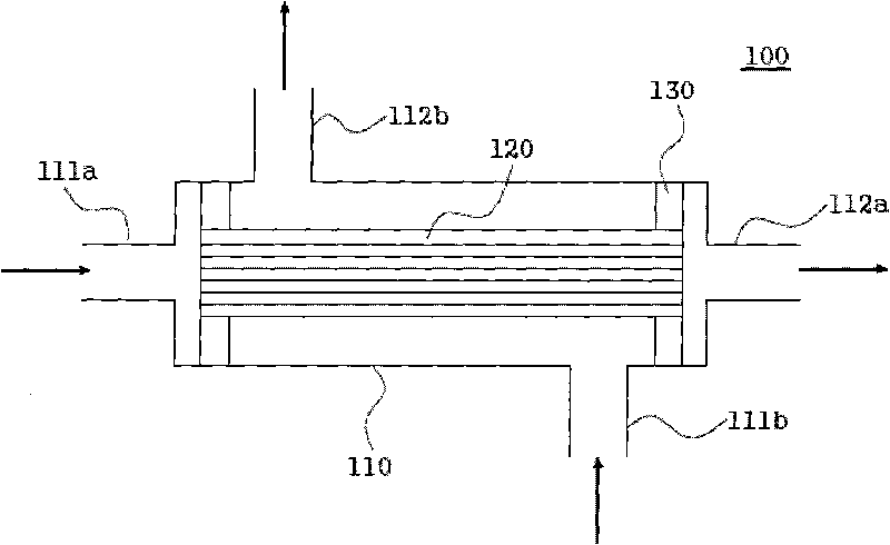 Hollow fiber membrane for humidifier and method for manufacturing the same