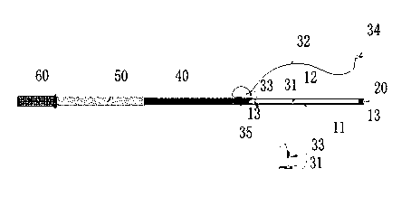 Portable direct current test discharging rod