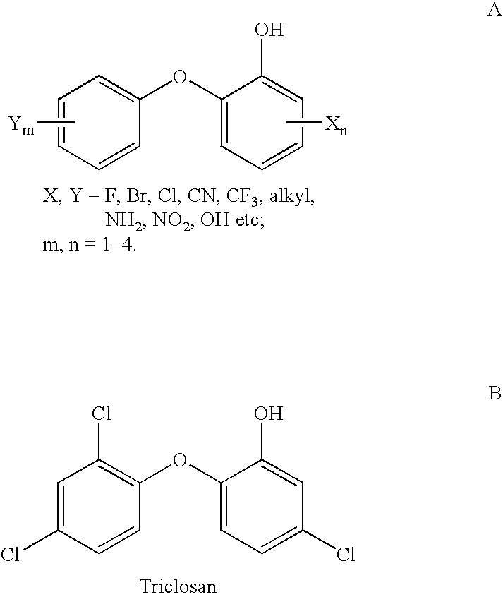 2-(2 Or 4-substituted aryloxy)-phenol derivatives as antibacterial agents