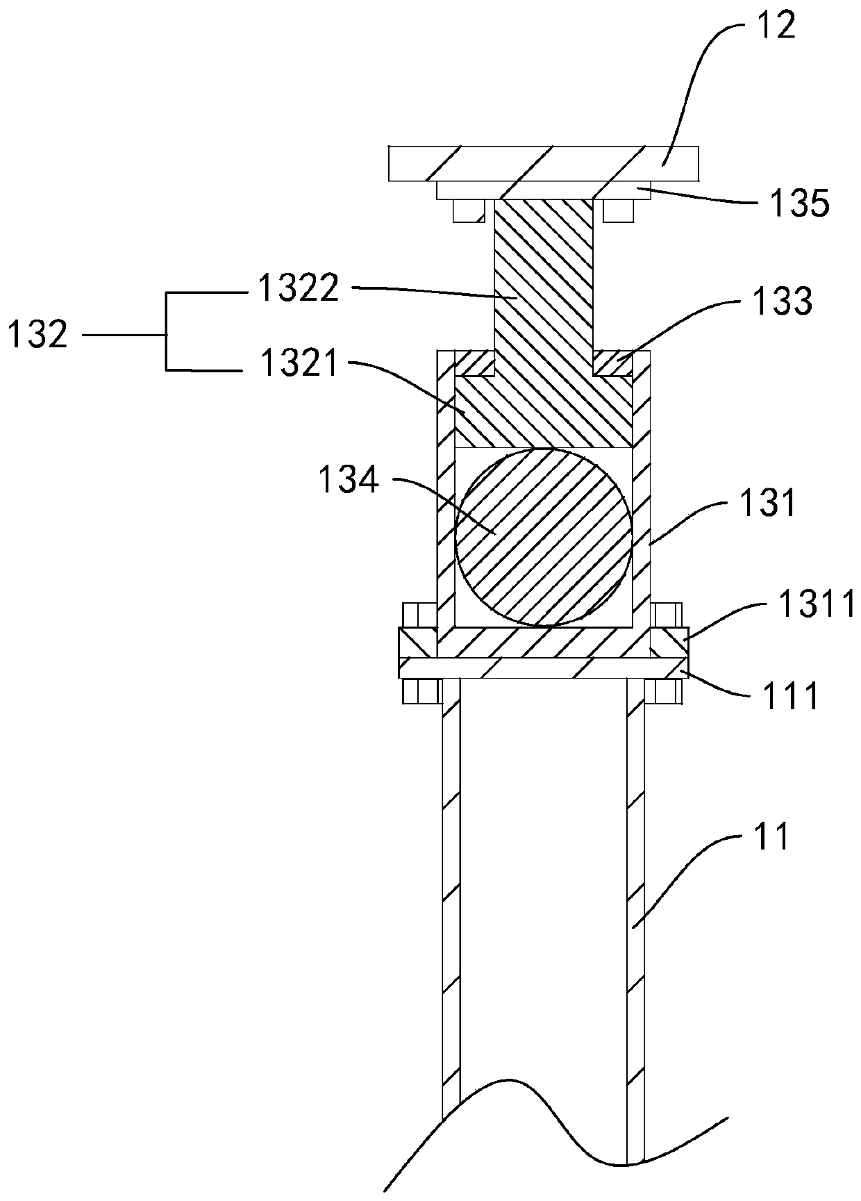 Electromechanical comprehensive support hanger and installation method thereof