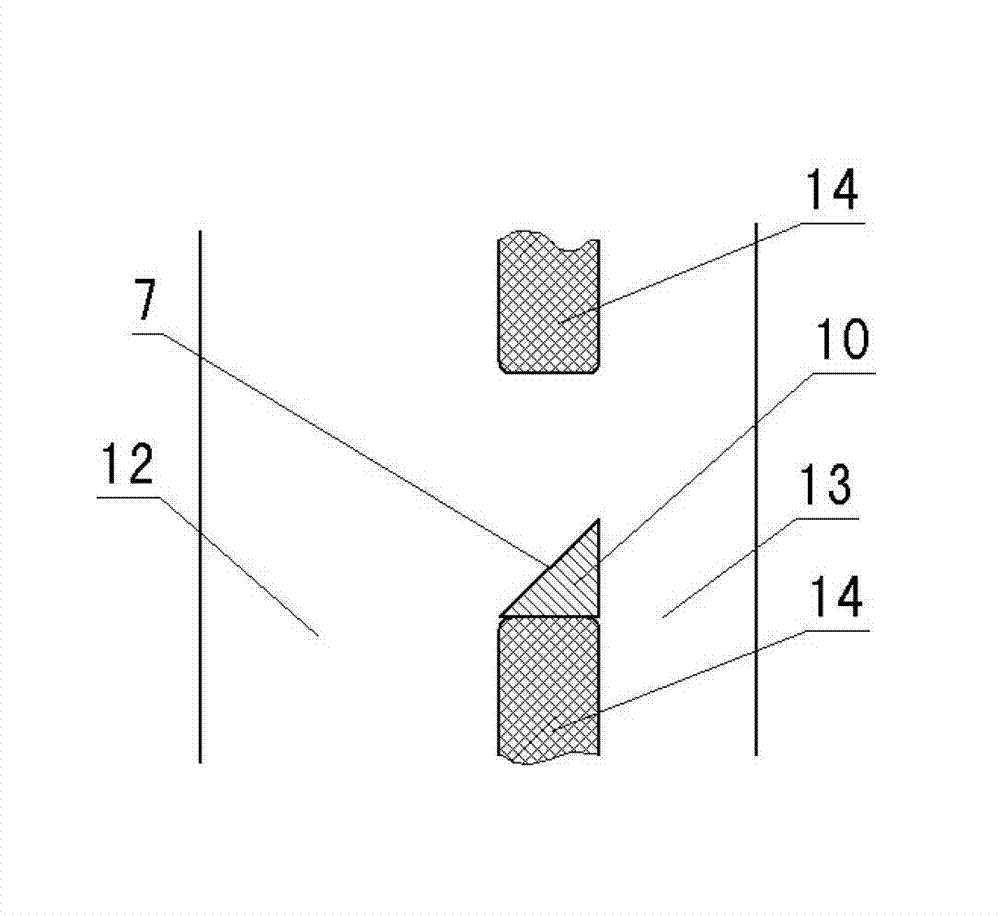 Crossing vehicle guide sign device of blocked roads and control method and application thereof