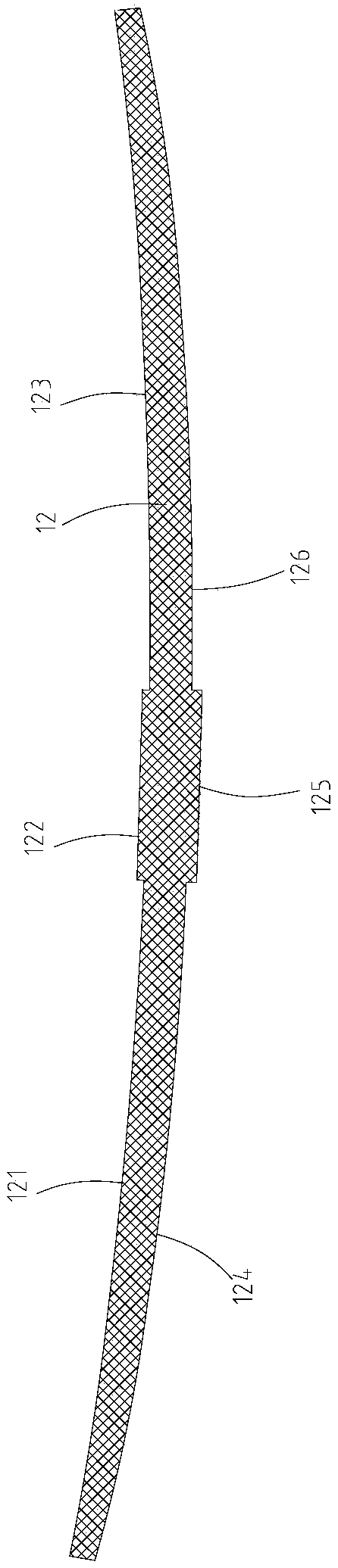 Gradient stiffness leaf springs, leaf spring suspension systems and vehicles