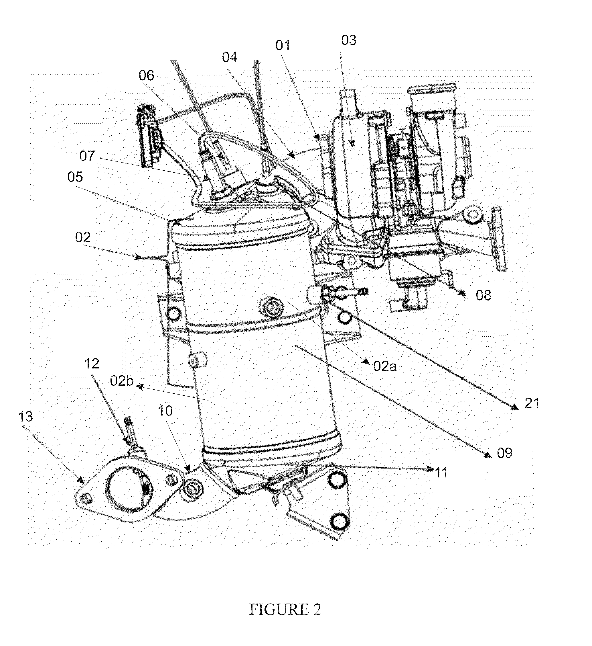 Integrated exhaust gas after-treatment system for diesel fuel engines