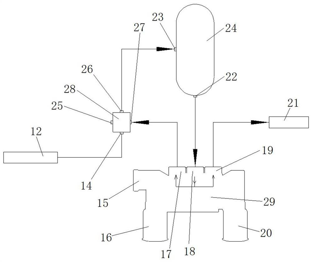 Draw bar trailer braking system and draw bar trailer