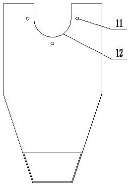 Gate discharging type quantitative bin for sow precision feeding