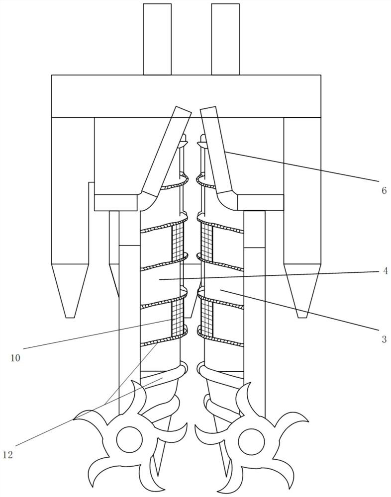 Up-down inertia force type corn header ear picking device