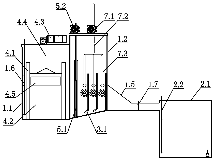 Integrated full-automatic sewage collecting and filtering system
