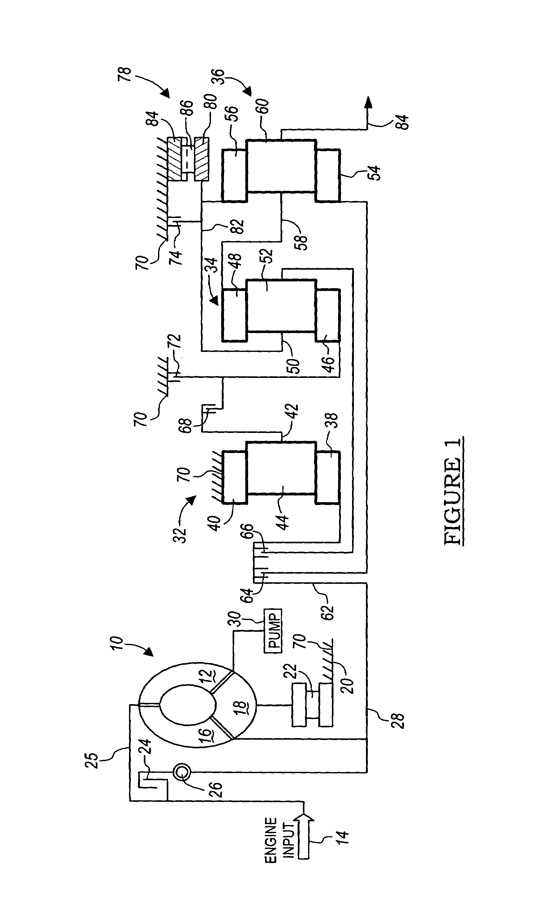 Multiple-speed power transmission for motor vehicles