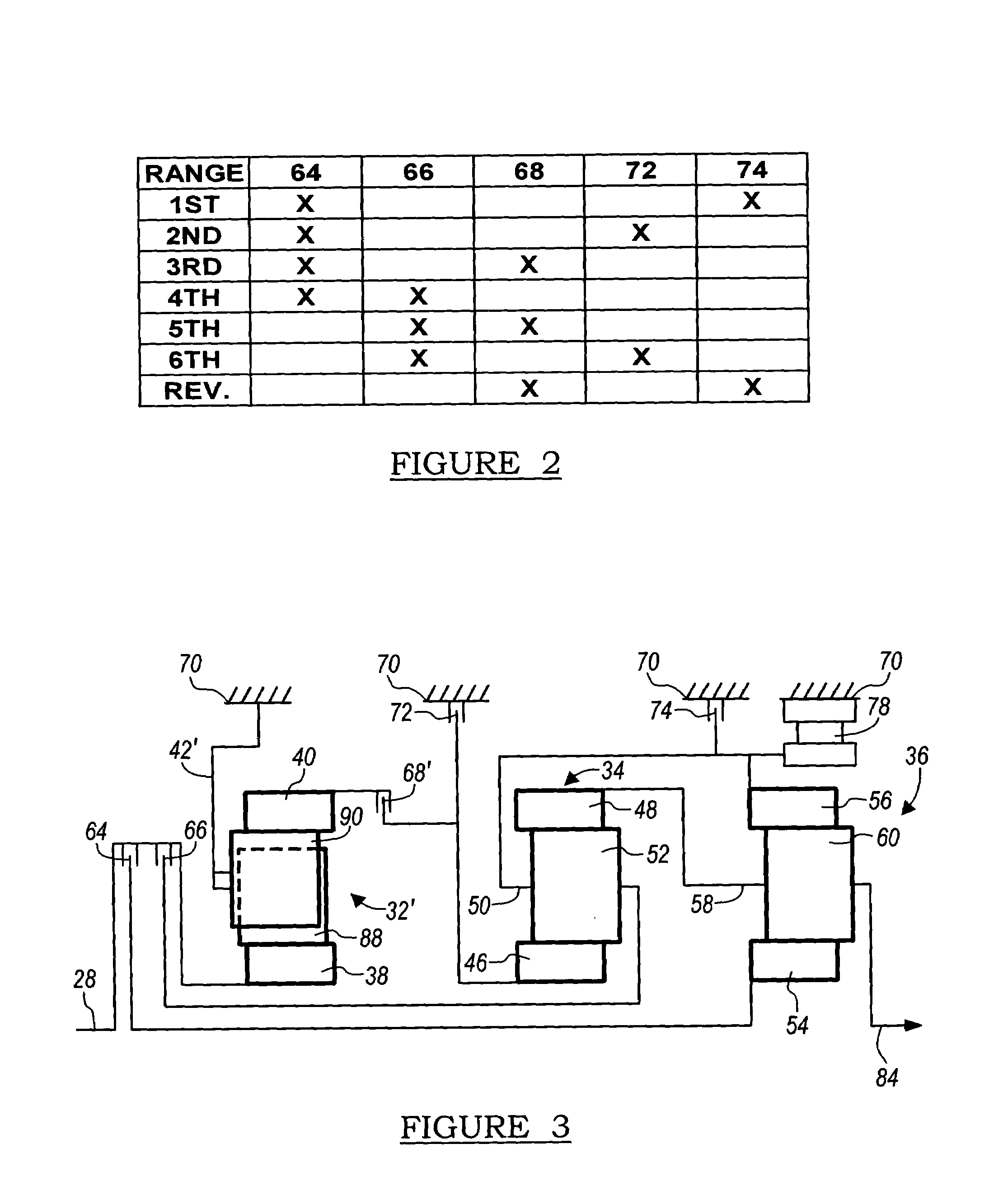 Multiple-speed power transmission for motor vehicles