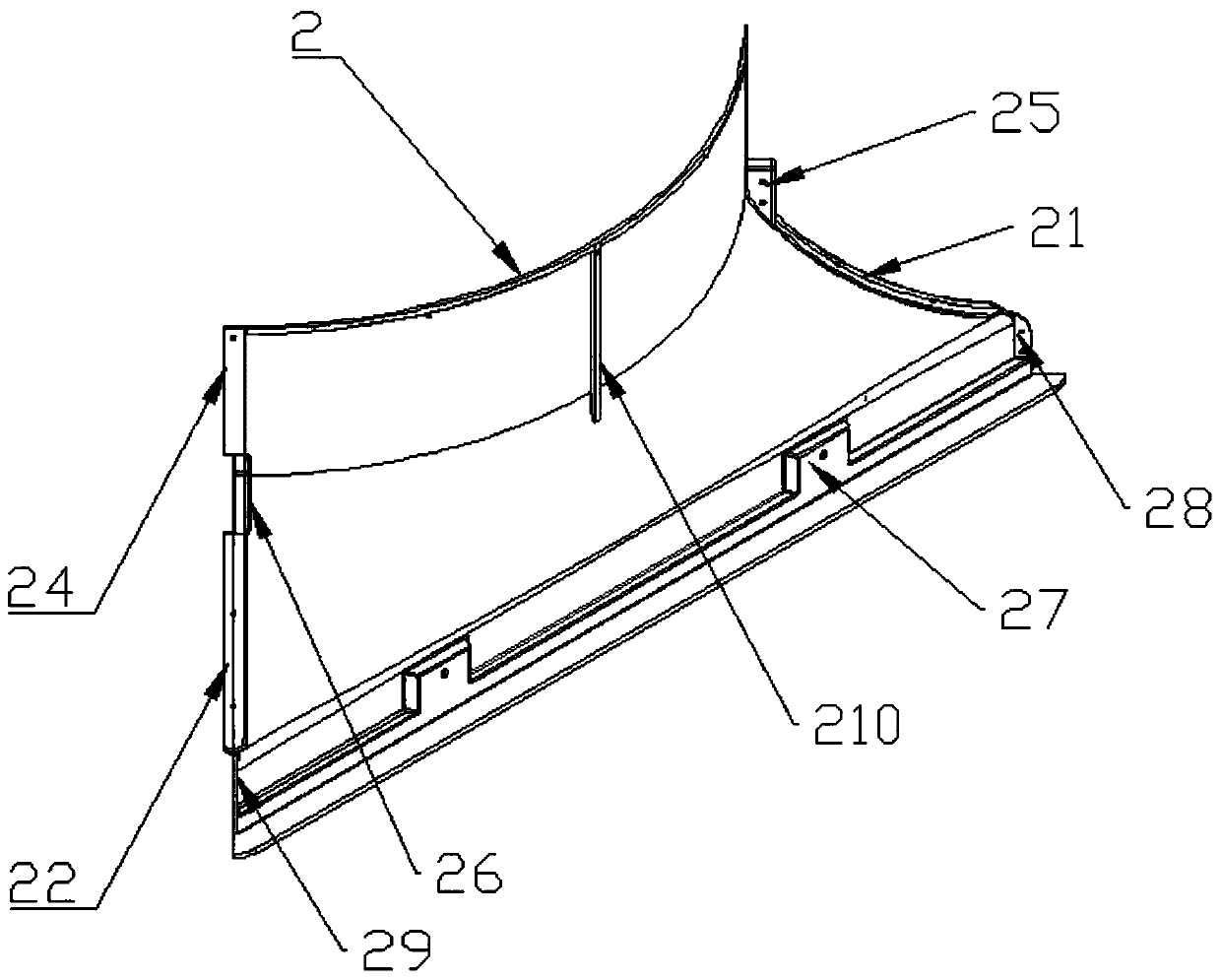 Assembly-type fan housing