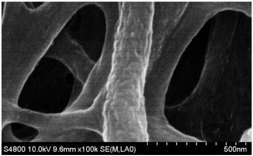Phosphorus high-throughput adsorption nano-fiber membrane and preparation method thereof