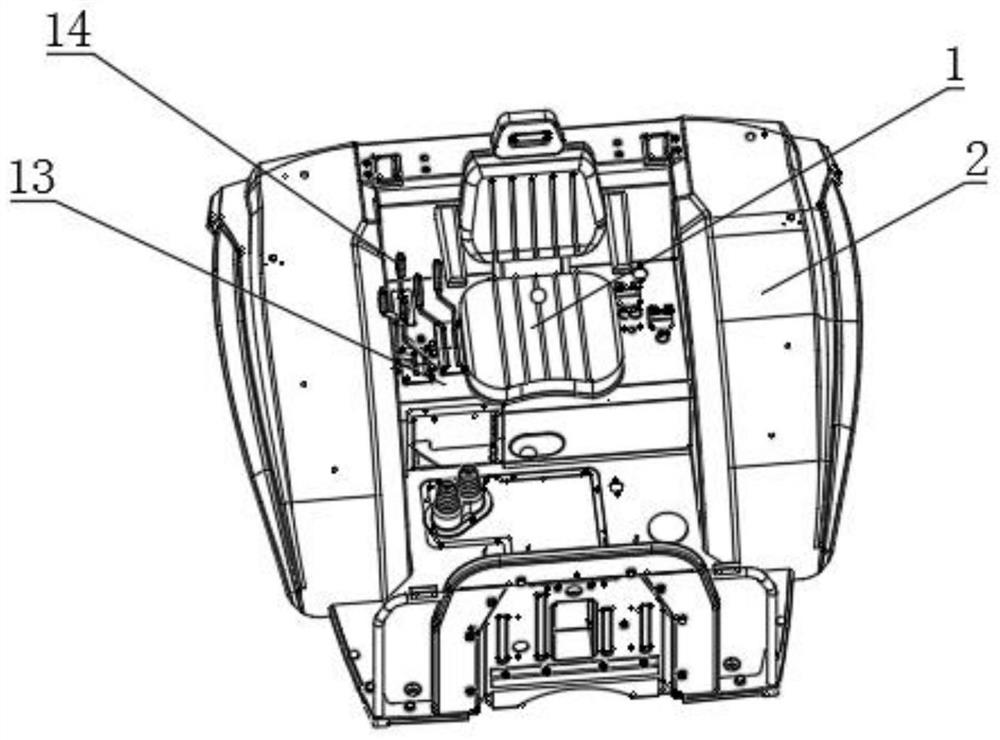 Three-way multi-way valve operating device of wheeled tractor