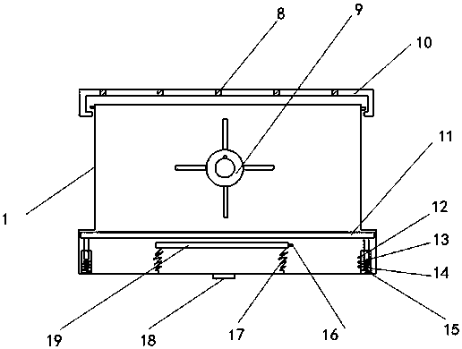 Tea leaf fermenting device capable of controlling temperature and moisture