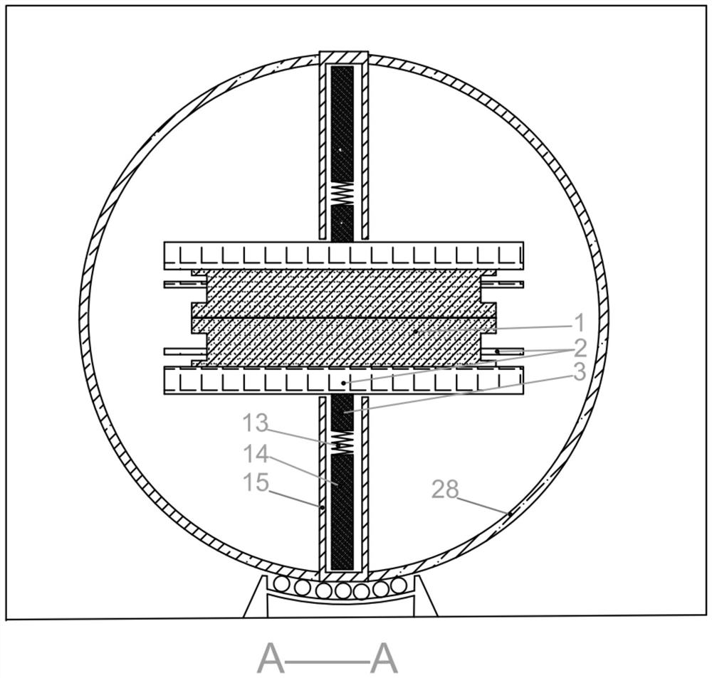 A vacuum coating unshielded sample flipping device