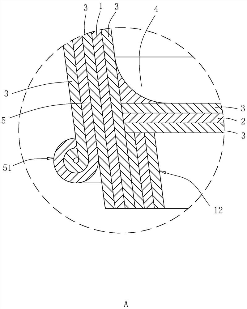 Polypropylene coated paper container capable of being used in microwaves and processing technology thereof