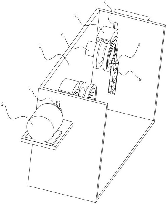 Cotton yarn fastening device for warp yarn sizing of textile fabric