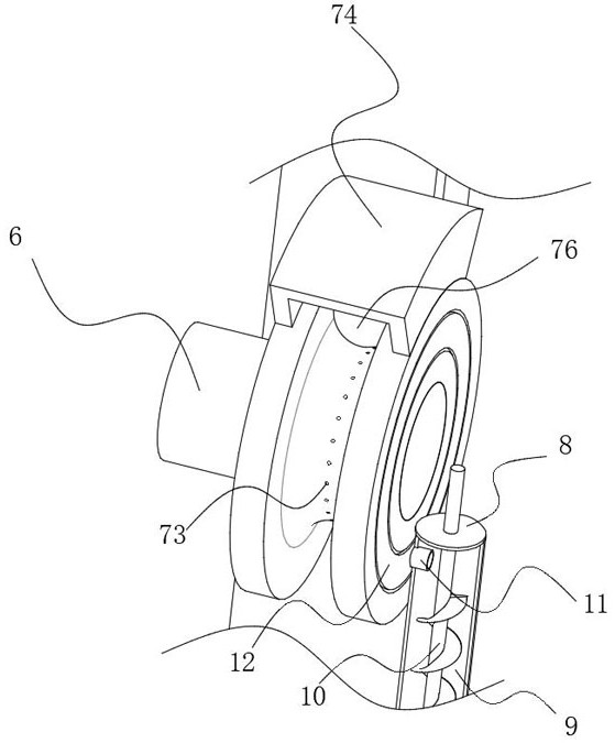 Cotton yarn fastening device for warp yarn sizing of textile fabric