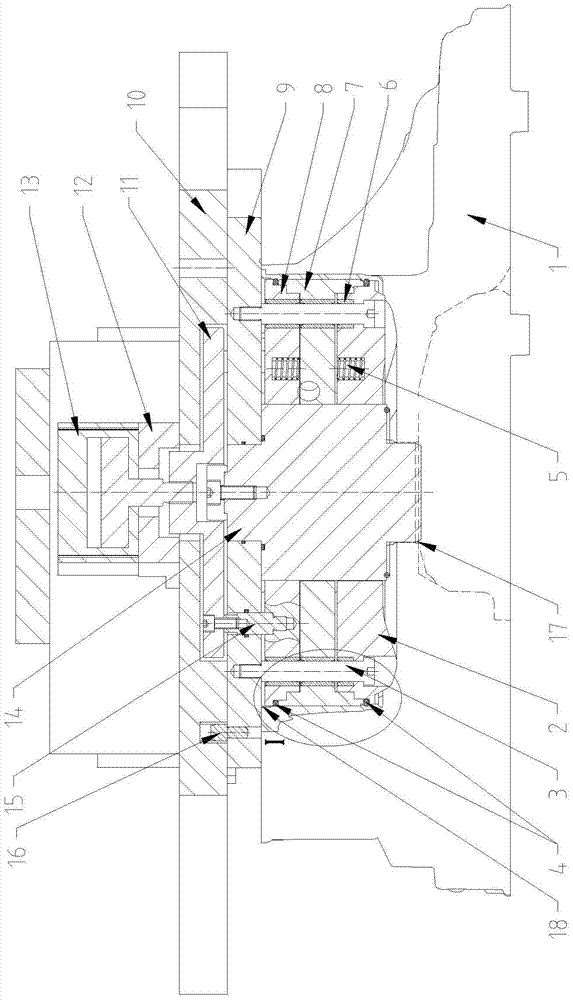 Double-layer composite sealing and sealing mechanism