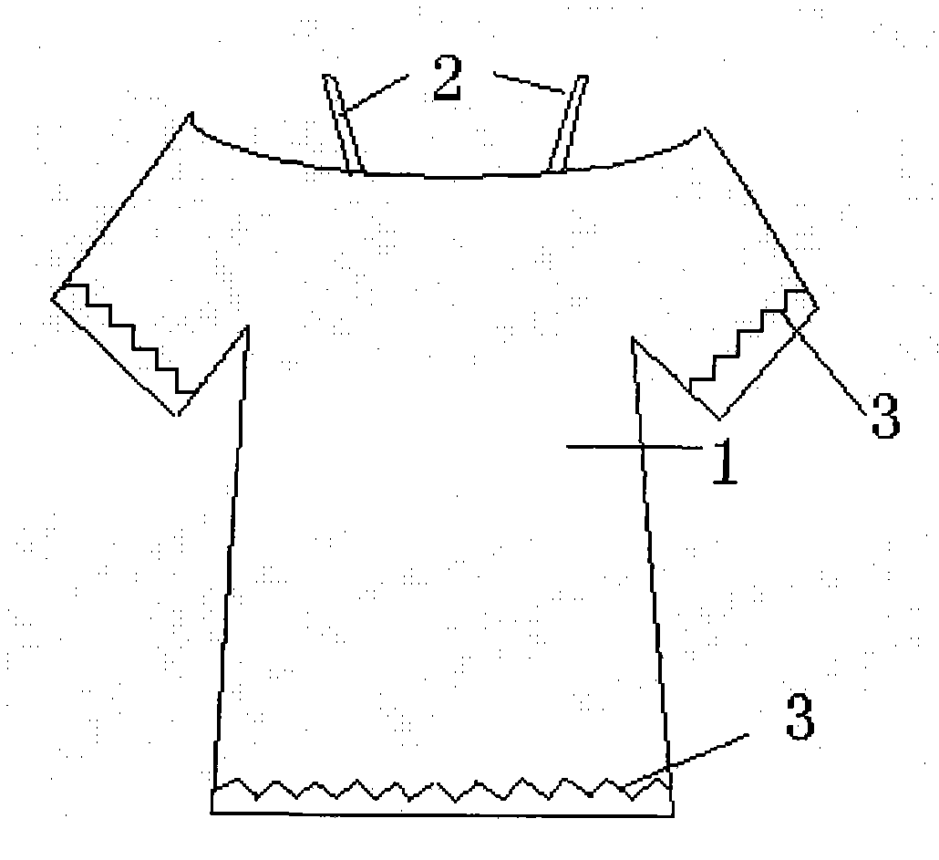 Short sleeve with higher wearability, braces and lace edges