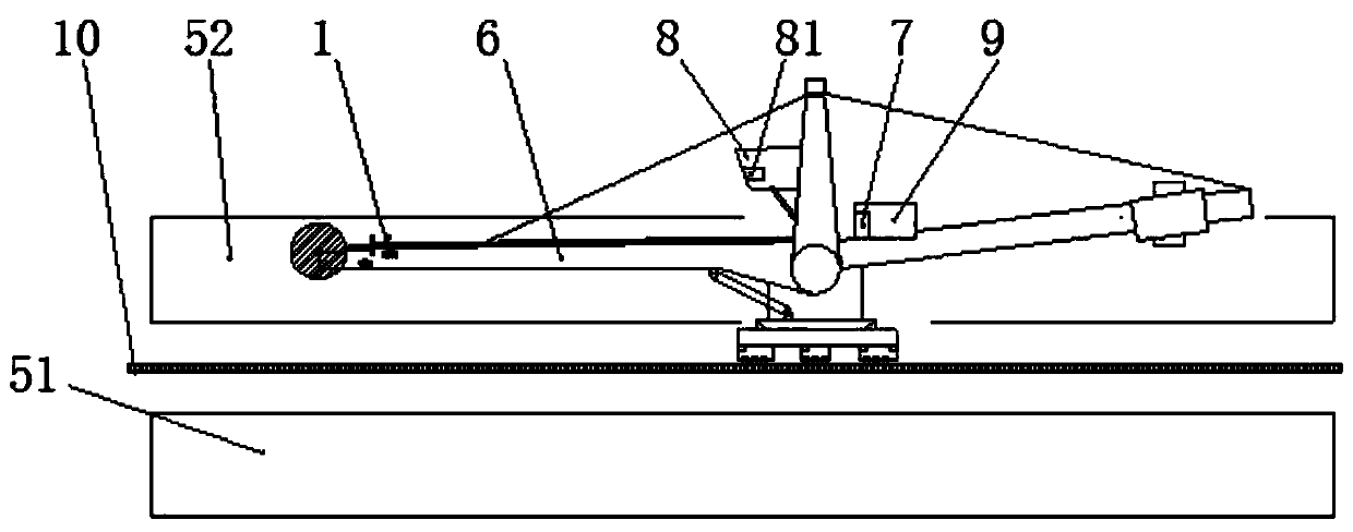 Storage yard material model measuring device