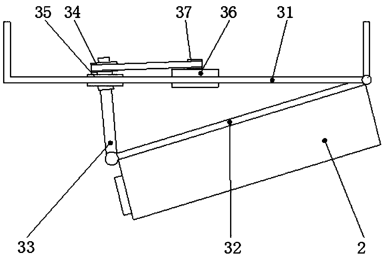 Storage yard material model measuring device