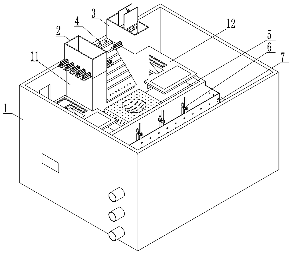 Ecology imitating breeding pool capable of improving natural mating and egg-laying rate of brood salamanders