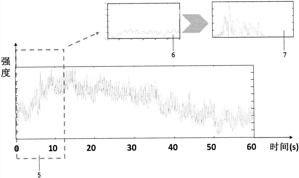 Noncontact measurement method for human heart rate and respiration
