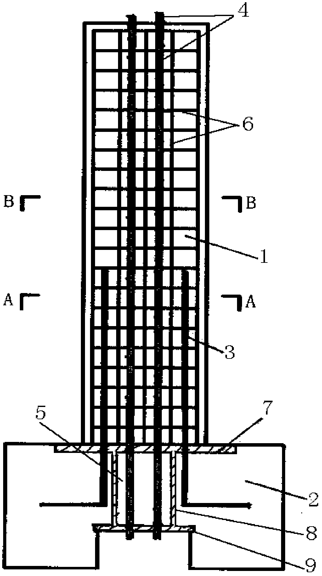 Self-resetting pier column structural system with built-in energy dissipation assembly and implementing method for self-resetting piper column structural system