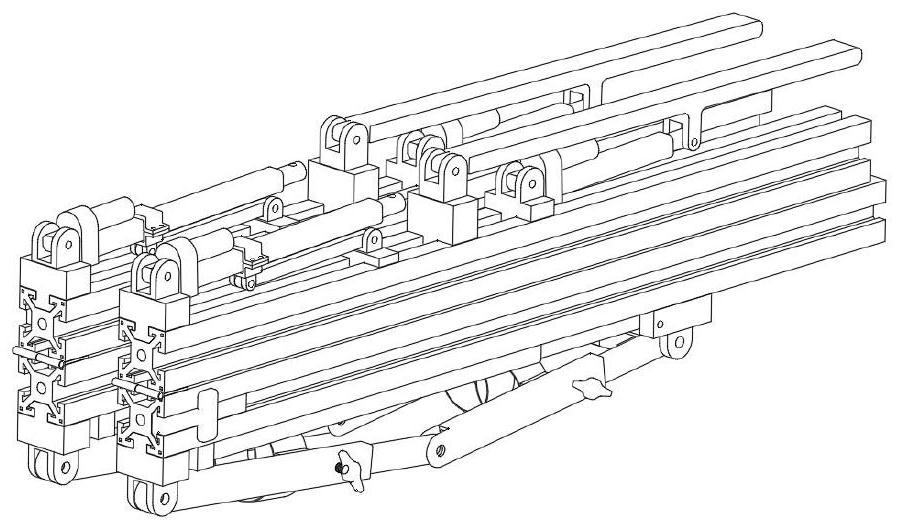 Horizontal rehabilitation training instrument