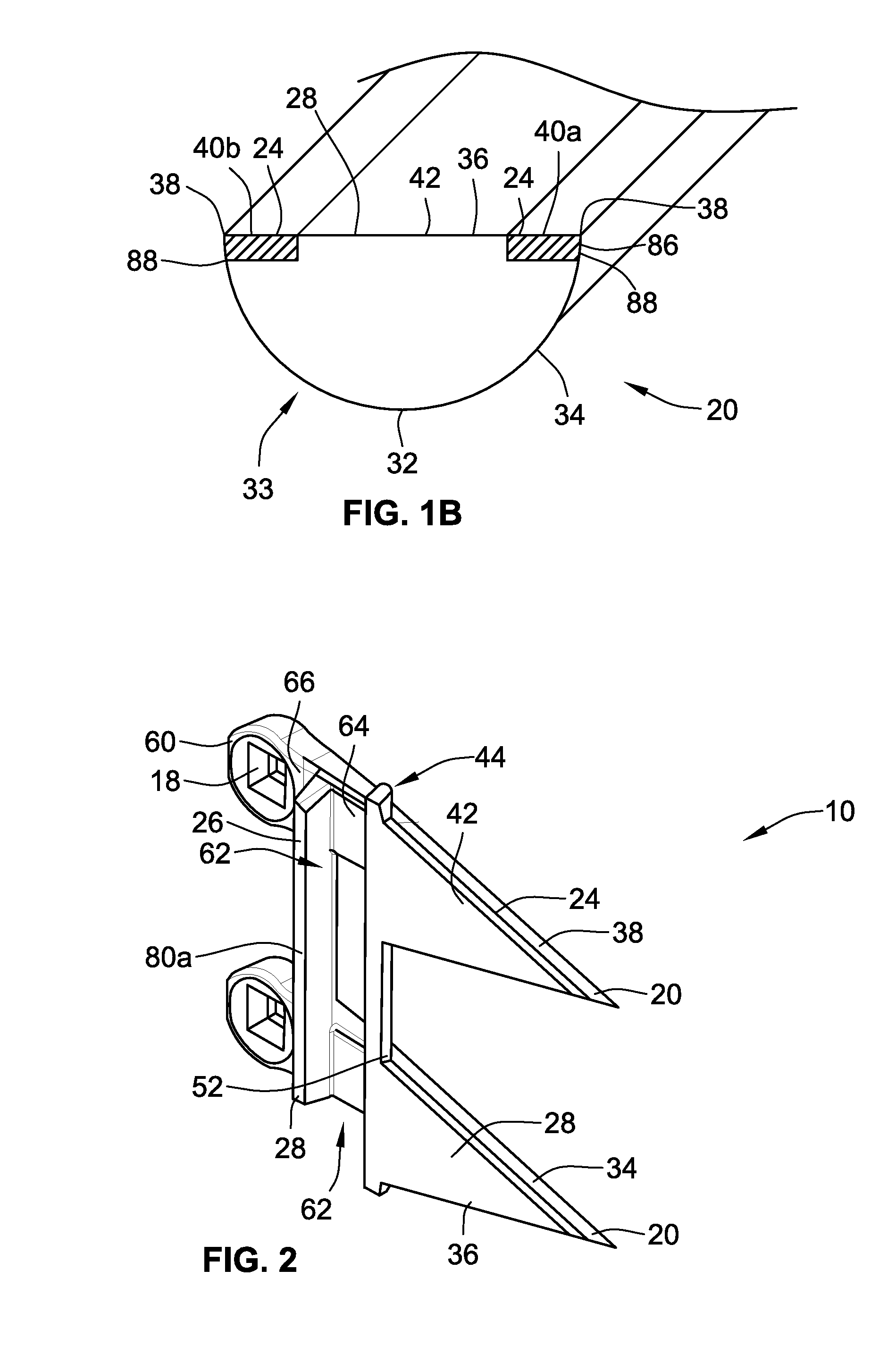 Laser hardened knife guard