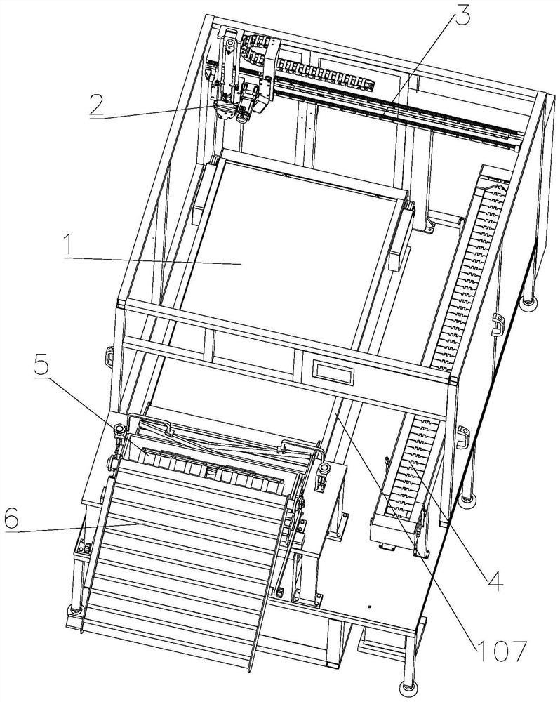 A product conveying system for automatic identification, sorting and transplanting