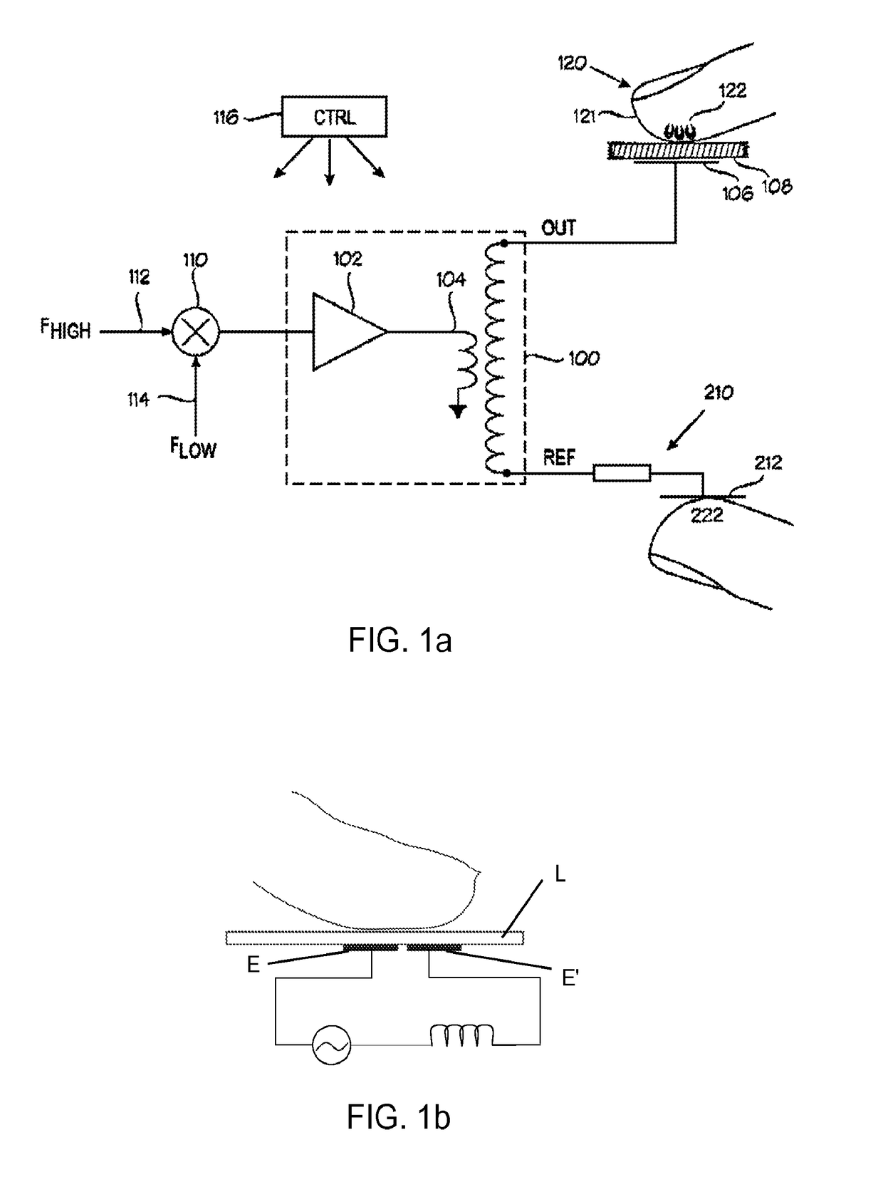 Haptic display with simultaneous sensing and actuation