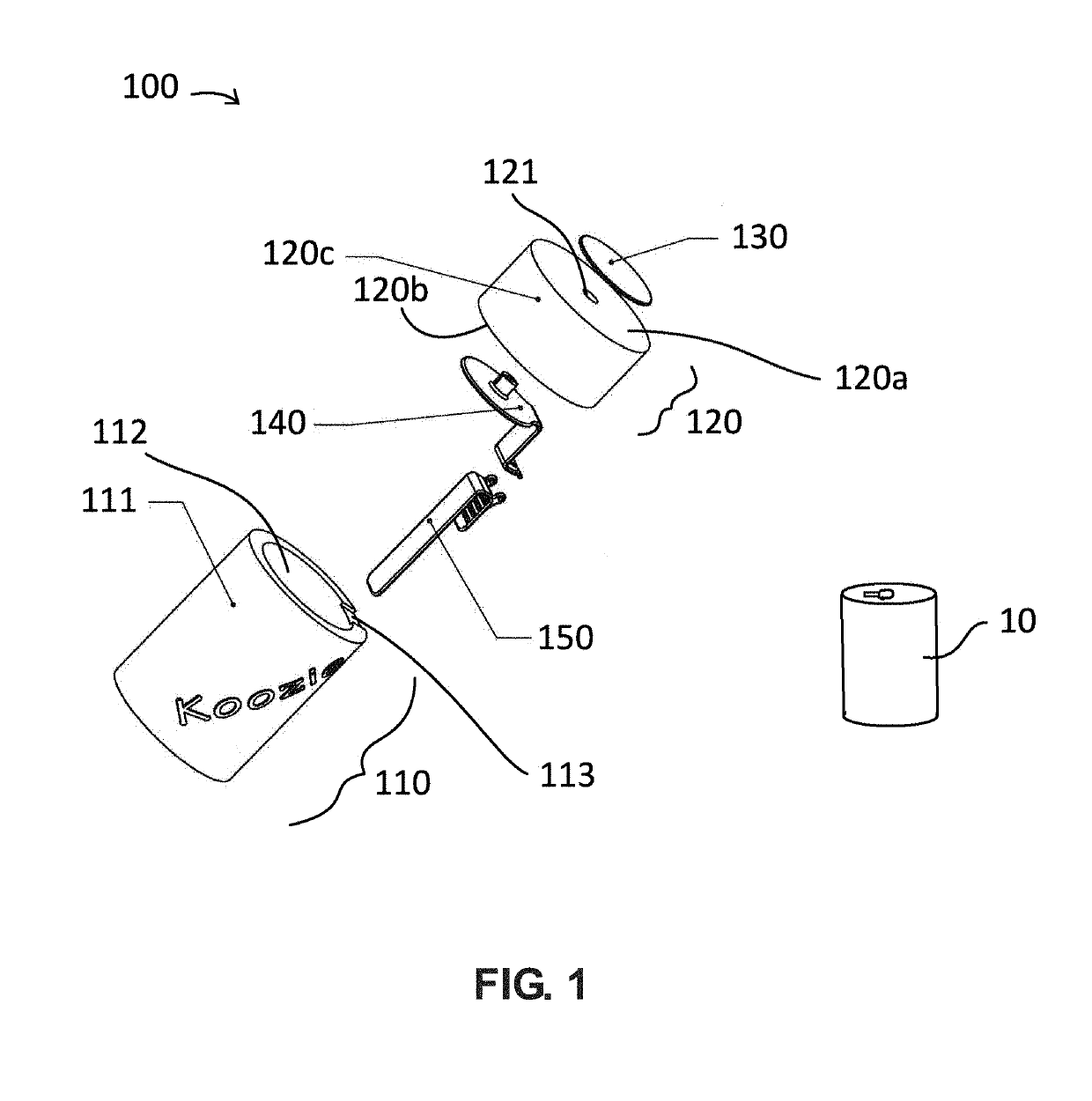 Beverage holder container with cap