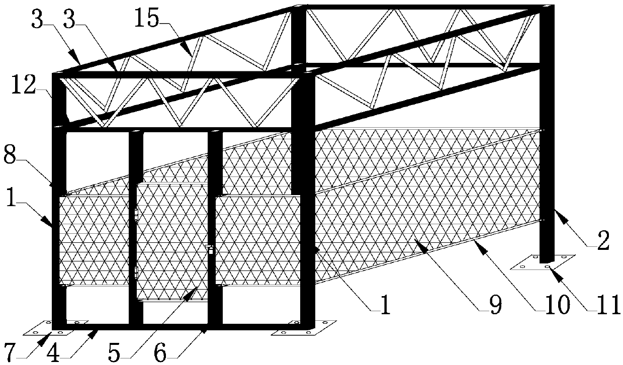 Flexible convenience distribution box protecting shed and mounting and application methods