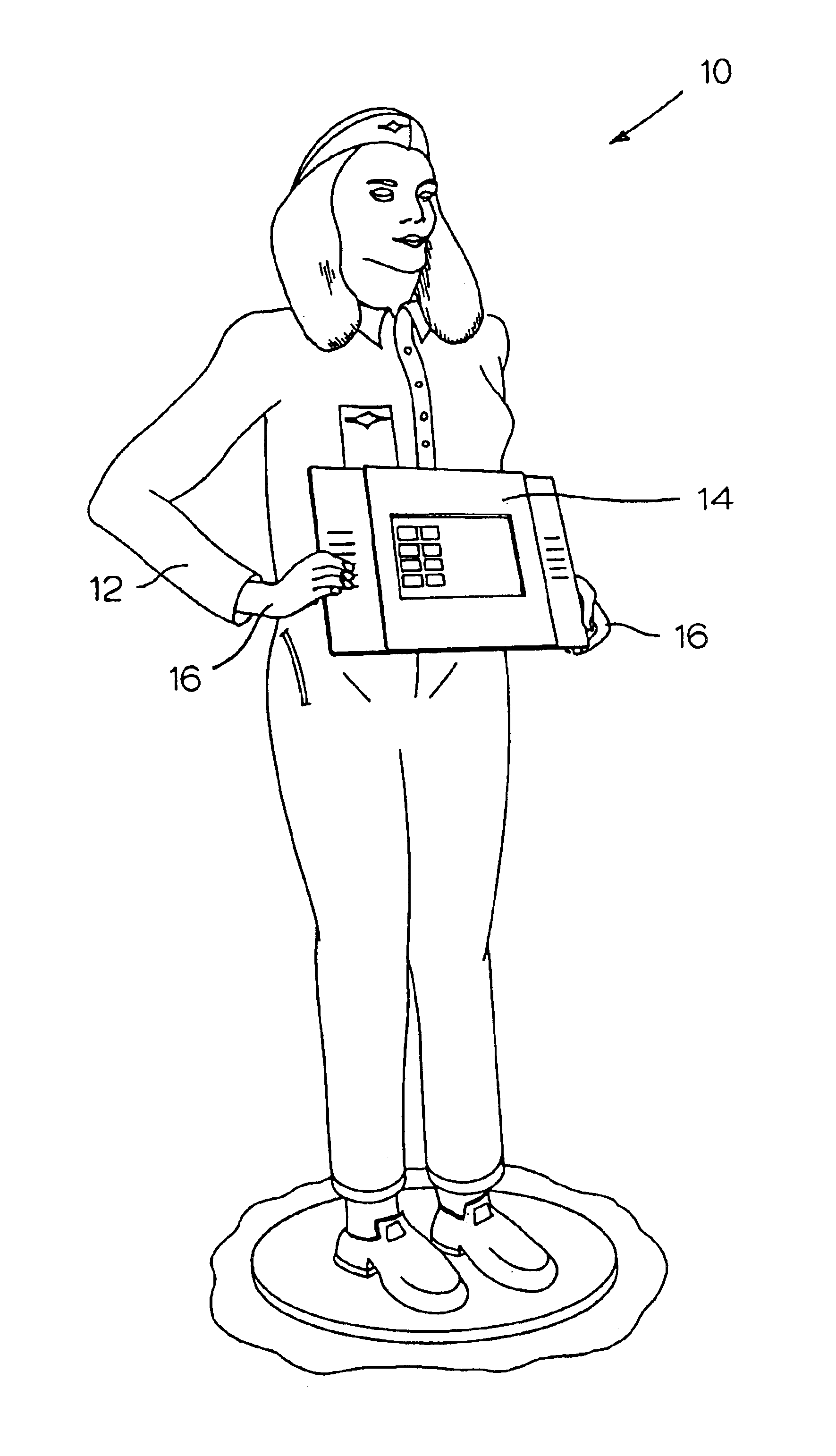 Apparatus and system for displaying wares and services including a mannequin and interactive display panel