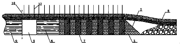 Method of withdrawal passage combined with paste prefabricated blocks to assist working face withdrawal