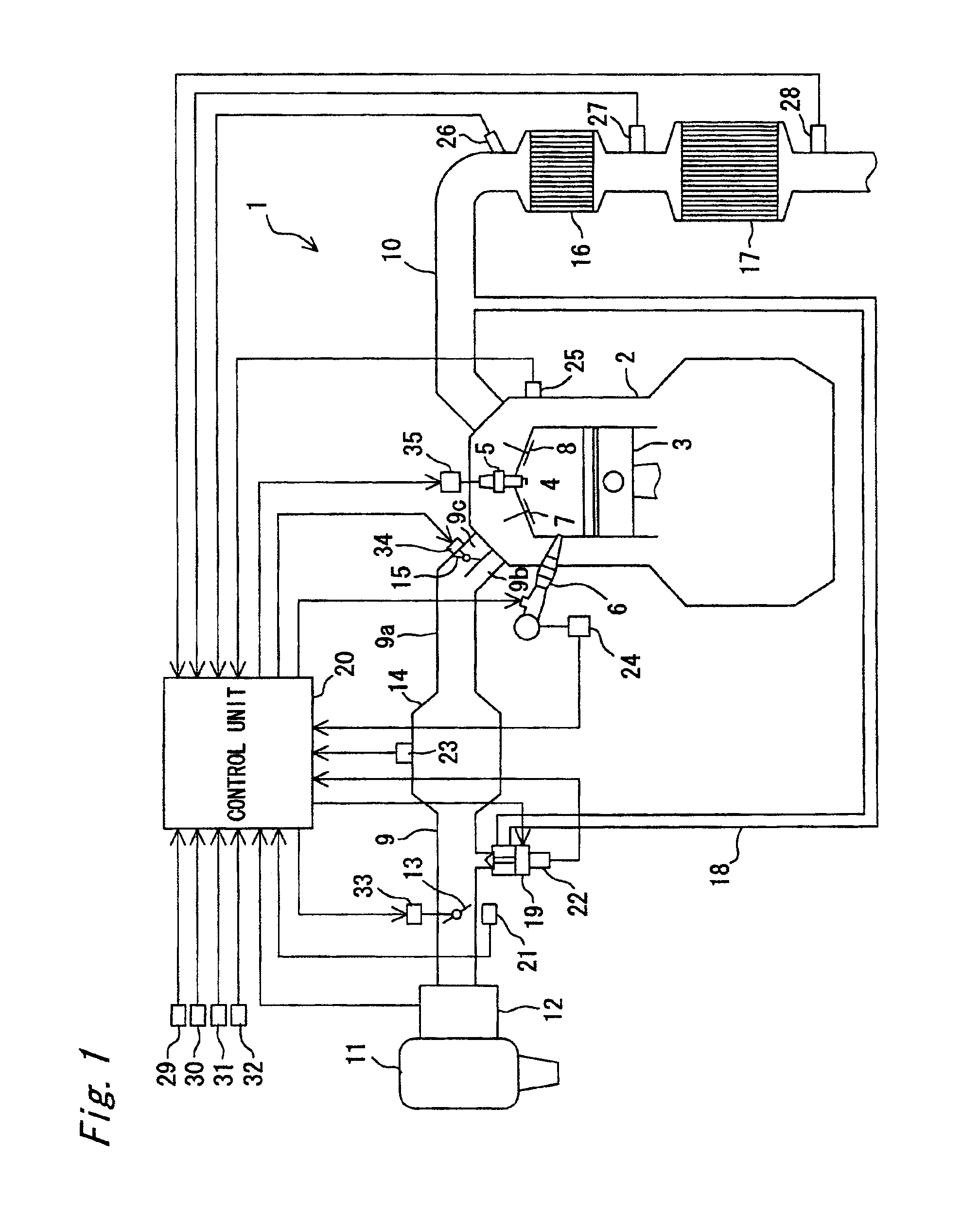 Apparatus for purifying exhaust gas of engine