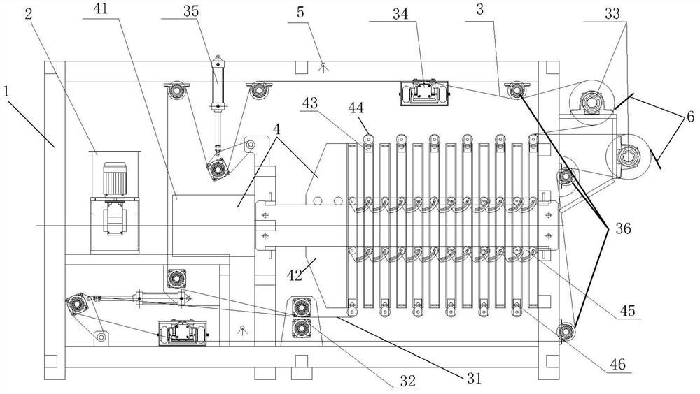 Sequencing batch type deep dehydration belt machine