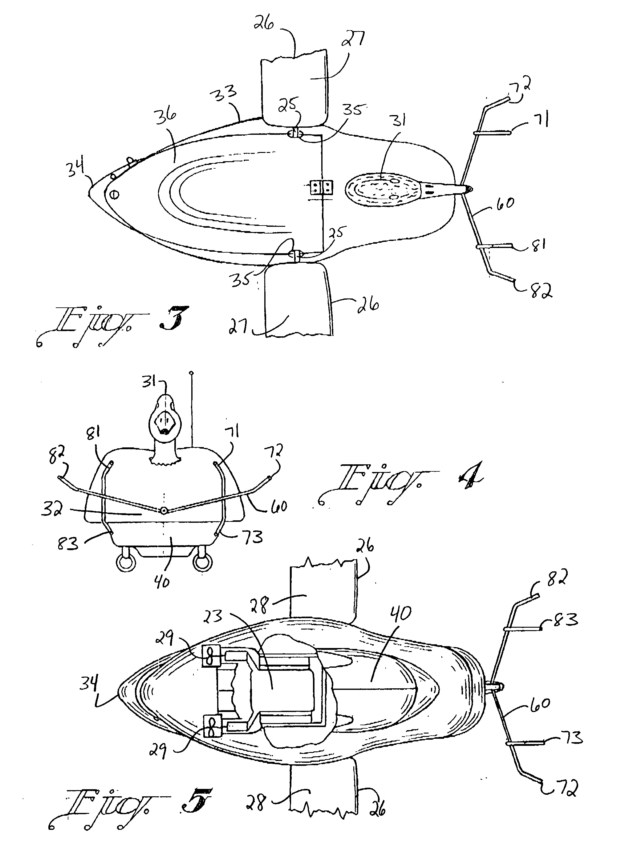 Method and apparatus for retrieving game from a water surface