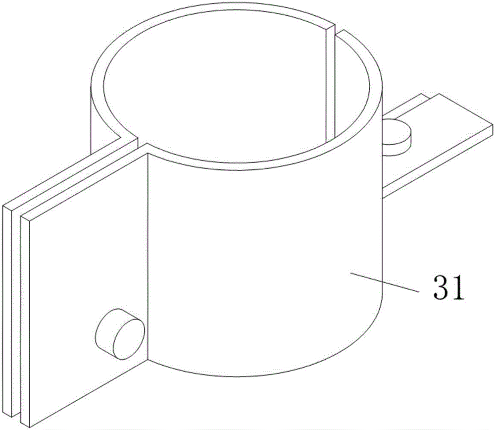 Insert casting forming method of single-armed pipe