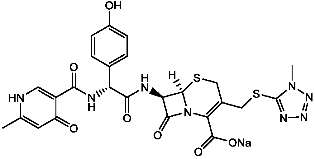 Preparation method of cefpiramide sodium